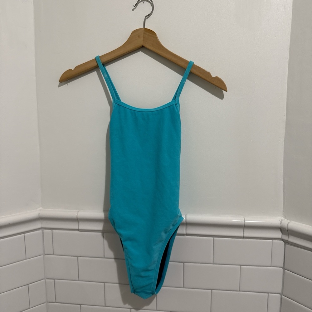 Jolyn “Jackson” size 26 Turquoise One-Piece Swimsuit